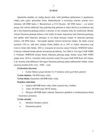 AB „DNB‟ banko veiklos analizė 3