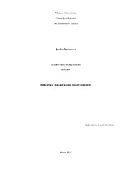 Bibliotekų reikšmė kaimo bendruomenėse 1