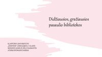 Didžiausios, gražiausios pasaulio bibliotekos 1