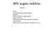 NPK augalų reikšmė