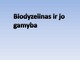 Biodyzelinas ir jo gamyba