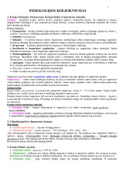 Fiziologijos koliokviumas konspektas 1
