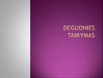 Deguonies taikymas 1