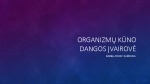 Organizmų kūno dangos 1