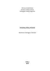 Invazinių rūšių poveikis 1