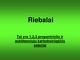 Riebalai projektas 