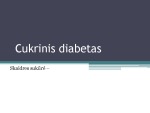 Cukrinis diabetas biologijos skaidrės 1