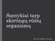 Santykiai tarp skirtingų rūšių organizmų