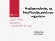 Angliavandeniai, jų klasifikacija, vaidmuo organizme