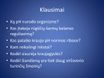 pH pusiausvyra organizme 2