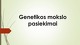 Genetikos mokslo pasiekimai