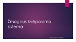 Žmogaus kvėpavimo sistema projektas 1
