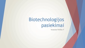 biotechnologijų prekybos strategijos)