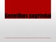 Genetikos pagrindai pristatymas