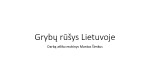 Grybų rūšys Lietuvoje 1