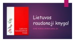 Lietuvos raudonoji knyga projektas 1