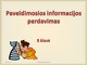 Paveldimosios informacijos perdavimas skaidrės