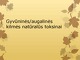 Gyvūninės/augalinės kilmės natūralūs toksinai