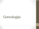 Genealogija