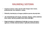 Raumenų sistema: raumenų rūšys 1