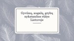 Augalų, gyvūnų ir grybų nykstančios rūšys Lietuvoje 1