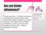 Fizinis aktyvumas projektas 2