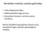 Genetinių metodų taikymas 2