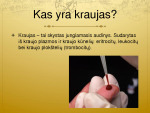 Kraujo sudėtis 2