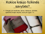 Kraujo sudėtis 3