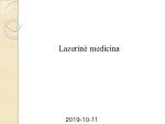 Lazeriai medicinoje 1