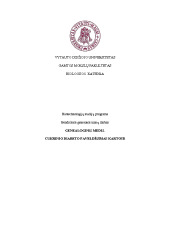 Genealoginis medis: cukrinio diabeto paveldėjimas kartose 1