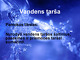Vandens tarša ir vandens biologinė reikšmė