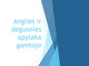 Anglies ir deguonies apytaka Lietuvoje