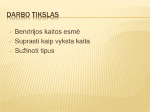 Bendrijų kaitos tipai ir trumpa charakteristika 2