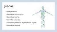Skaidrės apie genetiką 2