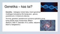 Skaidrės apie genetiką 3