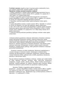 Pasaulio pažinimas, organizmų ir jų funkcijų įvairovė ilgalaikis planas 9 klasei 2