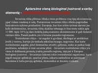 Žmogaus veiklos poveikis biologinei įvairovei 3