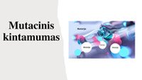 Mutacinis kintamumas: Genų mutacija 1