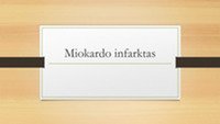 Pristatymas apie miokardo infarktą 1