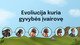 Evoliucija kuria gyvybės įvairovę skaidrės