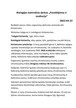 Paveldėjimas ir evoliucija Biologijos kontrolinis darbas