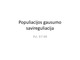 Populiacijos gausumo savireguliacija skaidrės