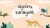Gyvūnų karalystės skirstymas 1