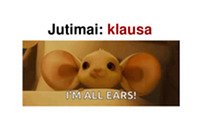 Jutimai ir klausa 1