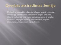 Gyvybės atsiradimas ir evoliucijos raida 3