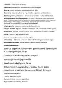 Organizmas ir aplinka konspektas 1