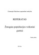 Žmogaus populiacijos veiksniai gamtai