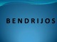 Bendrijos