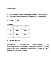 Genetiniai uždaviniai 3